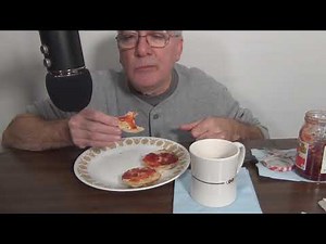 ASMR Eating English Muffin Breakfast