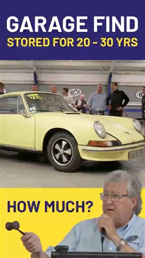 Guide prices are one thing… hammer prices are another. #angliacarauctions #porsche #barnfind