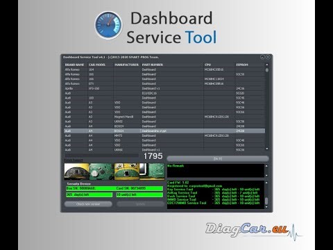 Dashboard Service Tool. SIMPLE & EASY solution.