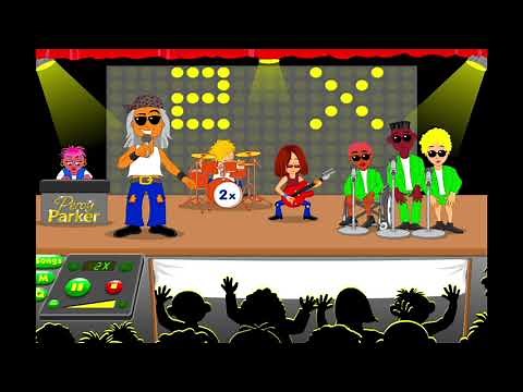 2 Times Table Song - Percy Parker - Wave Your Arms In The Air With Percy - with animation and lyrics