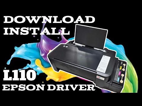 Epson L110 Driver How to download and install