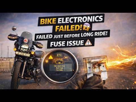 Honda H’ness CB350 Electronics Failure 😨 Just Before a Ride | Fuse Issue Explained