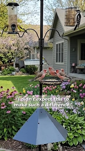 Peaceful Bird Feeder Cam: Birds Enjoying Nature