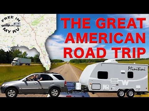 GREAT AMERICAN ROAD TRIP - RV trip from MIAMI to CHICAGO and back, boondocking and exploring.