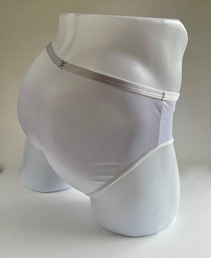 Men's White Nylon Brief - Etsy