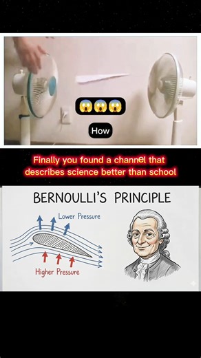 Bernoulli's Principle Explained | #shorts #experiment #physics