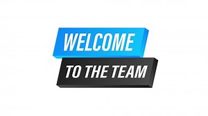 Welcome Team Written On Blue Label Stock Footage Video (100% Royalty-free) 1070084356 | Shutterstock