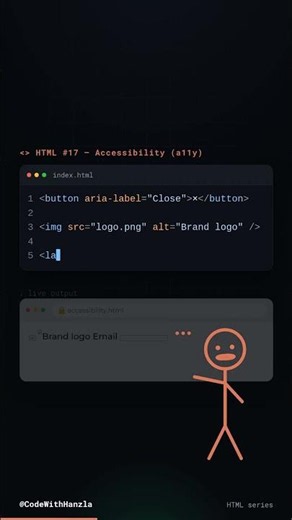 HTML Accessibility (a11y) Basics