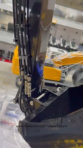 133K views · 2.5K reactions | The new upgraded LESU 374F CAT hydraulic excavator , with stainless steel , painted in black, almost out of the work shop  #rcconstruction #hydraulic #construction #LESU #excavator | Toucanhobby RC Model | Facebook