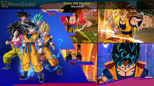 Goku (All Forms) Mod for Dragon Ball: Sparking! ZERO | DBSZ Mods