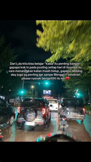 Belajar Dari Lula: Pentingnya Kabar Dalam Hidup