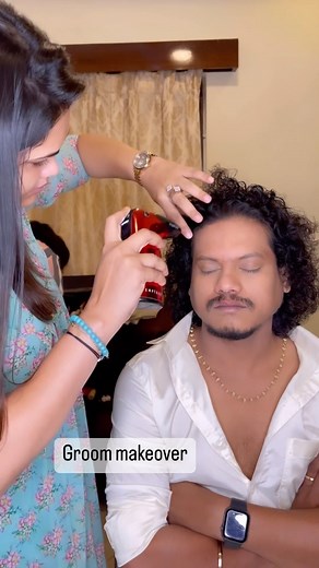 907K views · 10K reactions | Groom makeover glimpse✅ I had the...