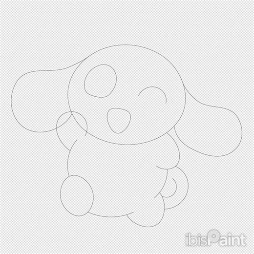 おえかきシナモンのイラストを描いてみた。(3代目)シナモン26作目 #シナモン #シナモロール