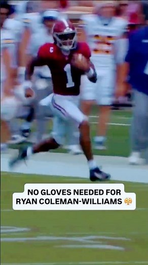 Ryan Coleman-Williams Goes Houdini on 58-yard catch and run | Alabama Football