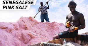 How 60,000 Metric Tons of Salt Are Harvested from One of the World’s Saltiest Lakes