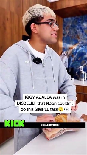 IGGY AZALEA was in DISBELIEF that N3on couldn't do this SIMPLE task😯👀#n3on #iggyazalea