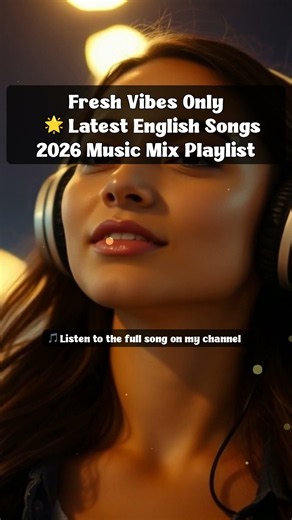 Fresh Vibes Only 🌟 Latest English Songs 2026 Music Mix Playlist #shorts