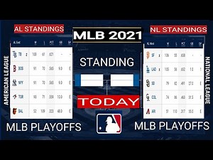 mlb playoffs 2021 ; mlb standings 2021 ; standings mlb ; mlb postseason game ; mlb baseball standing
