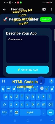 free html creator app html code