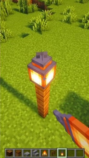 Minecraft Campfire Design #minecraft