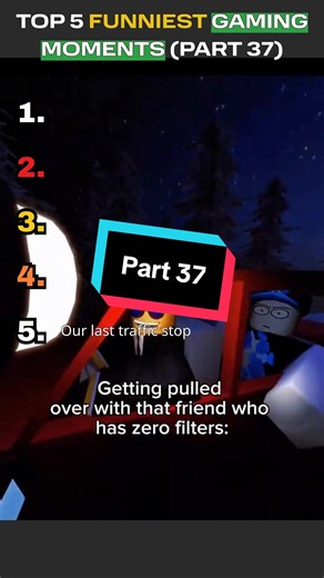 PART 37 🎮😂 Back again ranking the funniest gaming moments — and this one really leveled up the chaos 💀 Some of these clips need a patch ASAP. Watch till the end to see which one takes number 1 and tell me if I’m trolling 👀 Hashtags: #roblox #gamingontiktok #gamingclips #funnygaming #viral