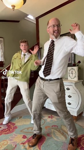 Father and Son Dancing Fun with Dallin Pond and Chris Brown
