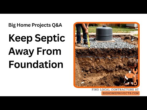 Septic Setback Ten to Twenty Foot Foundation Rule