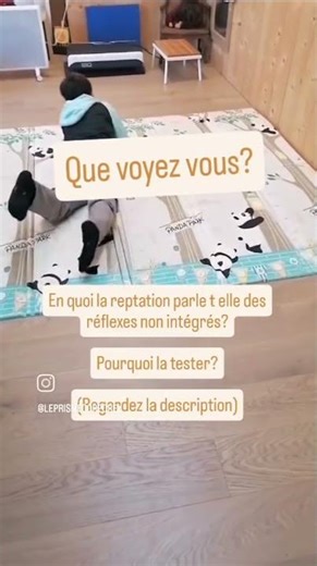 La reptation et les réflexes archaïques / en kinésithérapie pédiatrique sensori-motrice