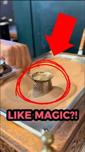 Turkish Sand Coffee Looks Like MAGIC… But It’s Pure Physics ☕🔥