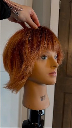 RAZOR CUTS ARE NOT SCARY | Cute Bob Haircut With Bangs #bobhaircut
