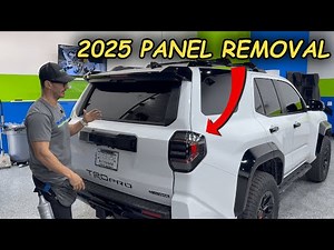 *2025* 4RUNNER Back Window Prep (Panel Removal) | WindowEffects