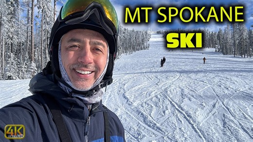 Carving Down Mt. Spokane — Complete Ski Run in Eastern Washington