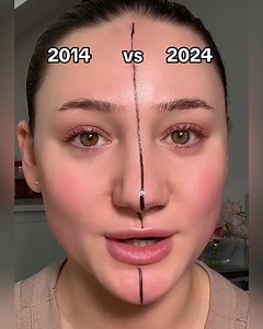 1.4M views · 2.8K reactions | 2014 vs 2024 makeup trends! | MetDaan Nails | Facebook