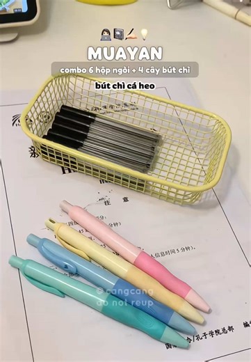 Bút chì cá heo 2B, đồ dùng học tập