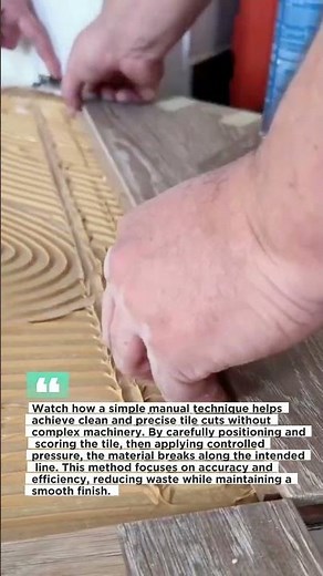 This Smart Tile Cutting Trick Will Save You Hours of Work!