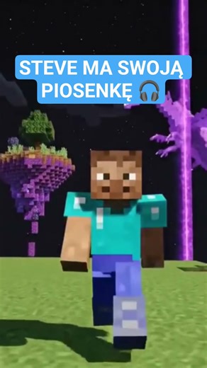 Król Steve - ale to buja 🎵 #minecraft #shorts #muzyka #gaming #piosenka #steve