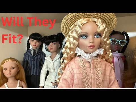 Doll Shelf Organizing and Redressing My Tonner Dolls