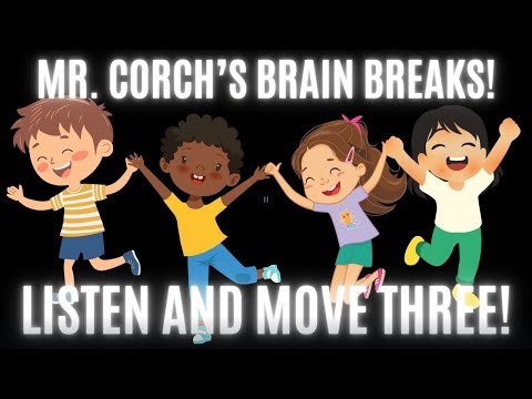 Listen and Move 3! 👌 Locomotor Movements 🕺 Brain Break 🧠 Physical Education 🏃‍♂️ Gym Class 👟 Dance