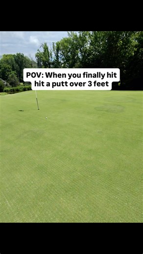 LuckShotGolf on Instagram: "I thought this moment would never come . . . . . #golfstagram #golf #relatable #golflife #putting"