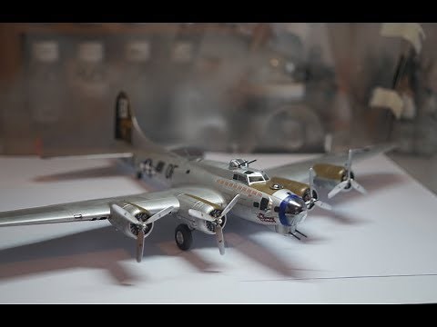Airfix 1/72 B17 Flying Fortress build FINAL | Narrated