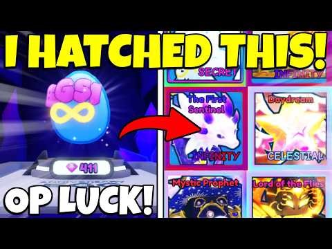I HATCHED THIS FROM THE ANNIVERSARY EGG IN BUBBLE GUM SIMULATOR INFINITY! | BGSI