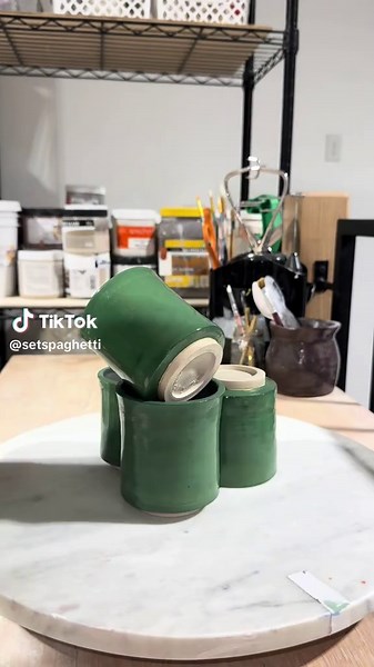 First Bamboo Cup Stack Attempt