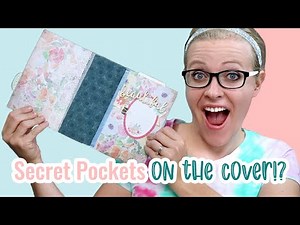 Make a Junk Journal Cover with secret pockets!