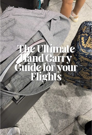 Essential Guide to Hand Carry Bags for Flights
