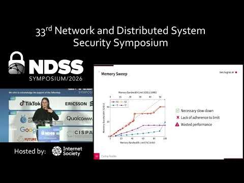 NDSS 2026 - Memory Band-Aid: A Principled Rowhammer Defense-in-Depth