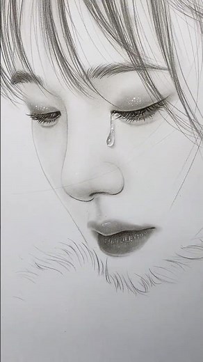 《Portrait Art: Hair Embellishment + Tear Drawing Tutorial》