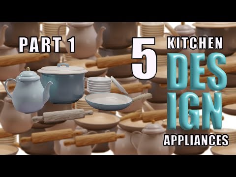 How to Make Kitchen Appliances in Blender | Beginners Tutorial | Cute Kitchen Tutorial