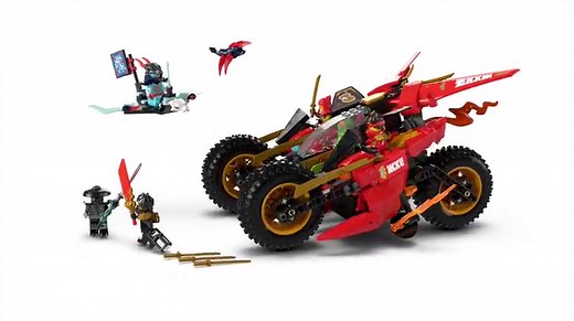 LEGO NINJAGO Ninja Combat Vehicle - 3 in 1 Building Toy - Dragons Rising Play Set for Boys & Girls, Ages 8+ - Model Building Kit for Kids W/6 Ninja Toy Minifigures - Gift Idea for Birthdays - 71844 - Walmart.com