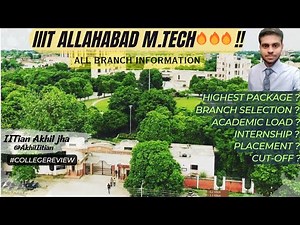 IIIT ALLAHABAD M.TECH HONEST REVIEW🔥🔥| ALL BRANCH PLACEMENT INFORMATION #gate #mtech #iiitallahabad