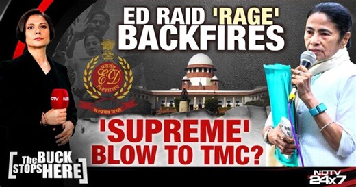 Video | ED Raid Row: Supreme Court Jolts Mamata, Halts Bengal FIRs On ED
